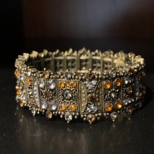 Ornate crystal bracelet